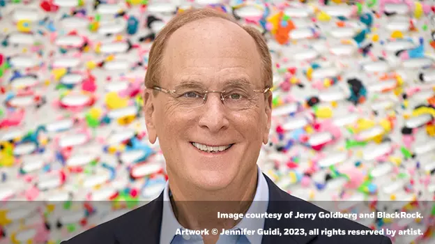 Image of BlackRock's CEO Larry Fink